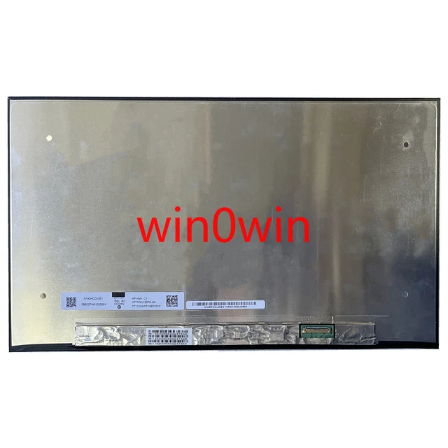 Écran N140HCG-GQ2 REV.C1 14.0 Slim FullHD Lumière vive [Nouveau