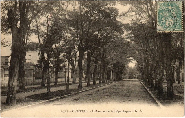 CPA Creteil Avenue de la Republique (1348412)