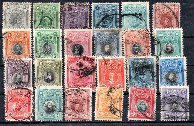 Peru, De Series Personajes, Circulados