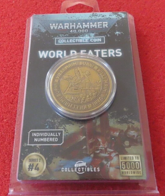 GAMES WORKSHOP WARHAMMER 40,000 World Eaters Limited Edition Coin 40k ...