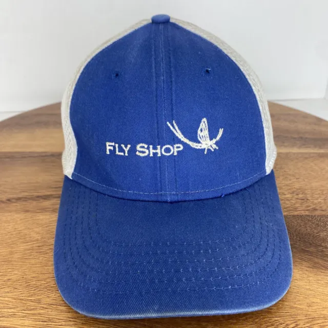 Fly Shop Youth Child New Era Blue and White Fitted 39THIRTY Hat Baseball Cap