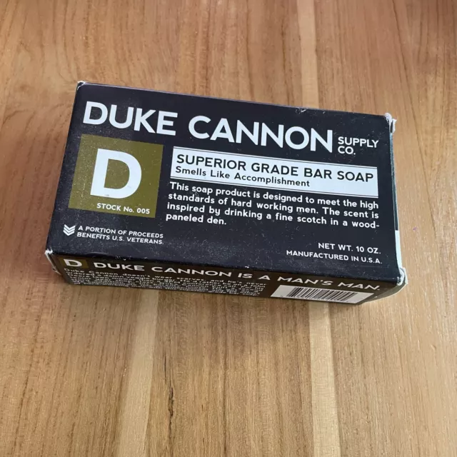 DUKE CANNON SEIFE Heavy Duty Hand Soap Made in USA Accomplishment Werkstattseife