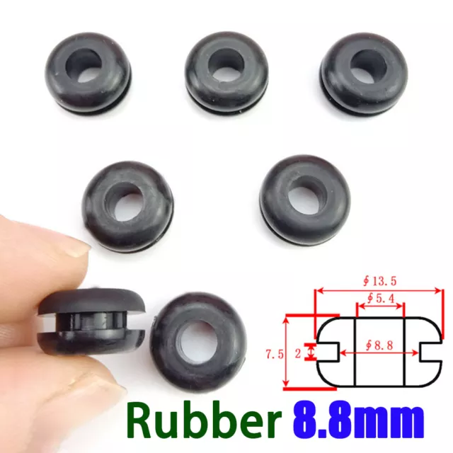 Silicone Stopper Double Sided Over Coil Through Hole Rubber Plug Wire Protection