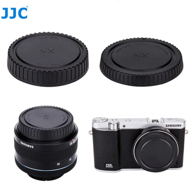 JJC Body Cap Rear+ Rear Lens Cap for SAMSUNG NX Mount Lenses +Cameras NX1 NX300