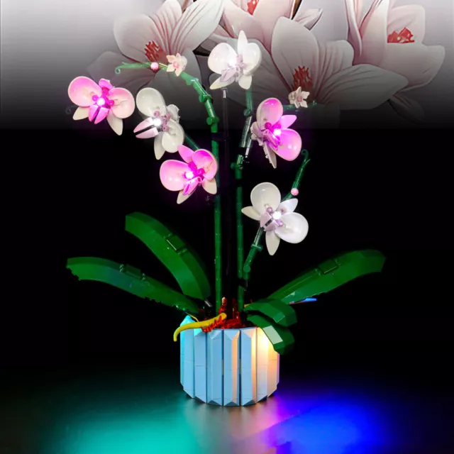 LocoLee LED Licht Kit für Lego 10311 Orchideen Bouquet Lichter Classic Version