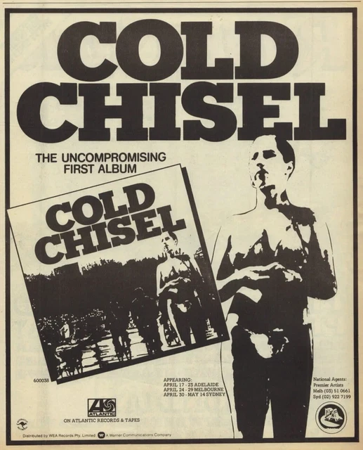 COLD CHISEL 1978 SelfTitled Debut Album Vintage Original Australian