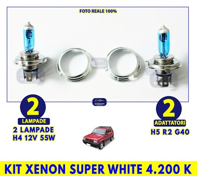 ABB ABB LAMPADE LAMPADINE H4 BLUE EFFETTO XENON BIANCO FIAT TEMPRA ANABB 