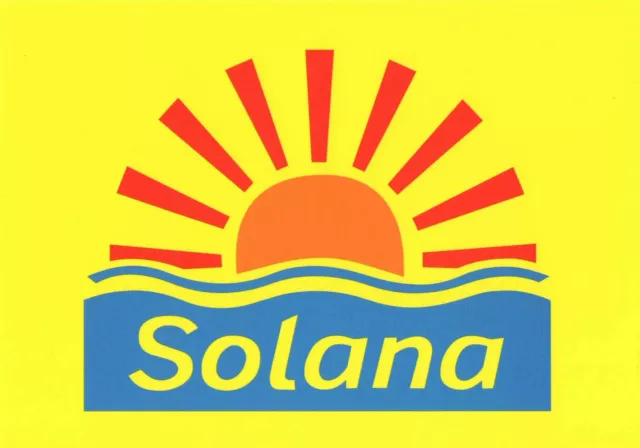 Solana Benidorm Postcard + Rare Original Derren Litten Autograph