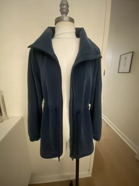 Lululemon Softstreme Cinch Waist Blue Jacket Size- 2