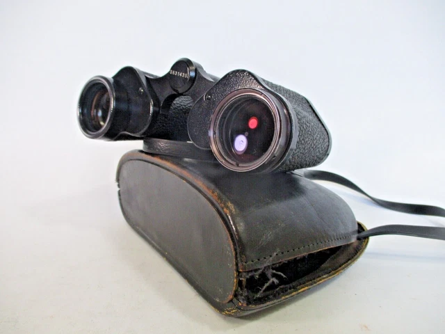 Vintage Carl Zeiss Jena Binoculars Deltrentis 8x30 Leder Tasche