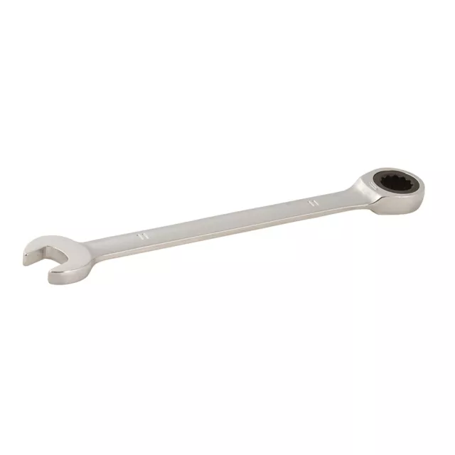 Ratchet Spanner Combination Fixed Head Wrench Metric 11mm Steel Spanner