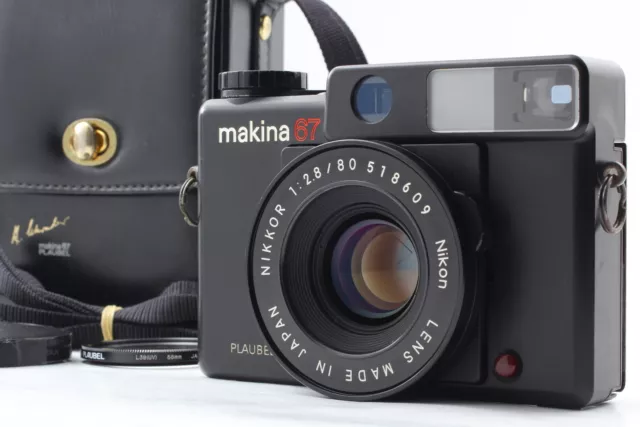 Mètre Fonctionne [ N.Mint ] Plaubel Makina 67 6x7 Format Moyen Caméra à Film De
