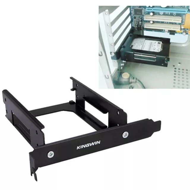 SSD HDD Mounting Bracket For PCI 2 x 2.5 Inch Internal Hard Drive Mounting _>'