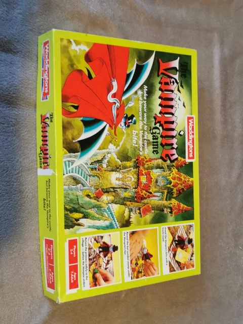 VINTAGE THE VAMPIRE Board Game Waddingtons 1987 100% Complete Vgc £18. ...