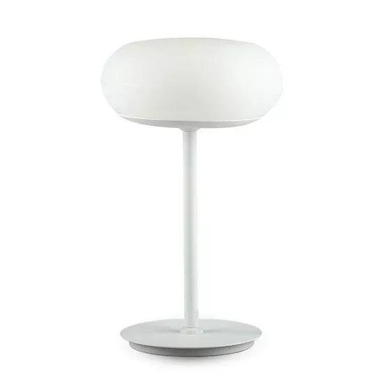V-TAC VT-7204 Lampada da tavolo led 15W touch circolare opaca luce bianco caldo