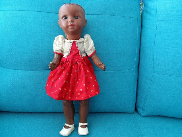 RAYNAL POUPEE IMPECCABLE Corps Et Tete . Robe D Origine 58 Cm Env 1958 EUR 69,00 - FR