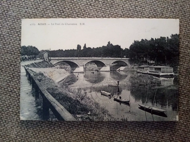 Cpa Alfort Le Pont De Charenton
