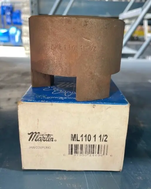 ML110 1 1/2 MARTIN JAW COUPLING HUB CPLG SIZE ML110 STRAIGHT 1.500 in BORE STEEL
