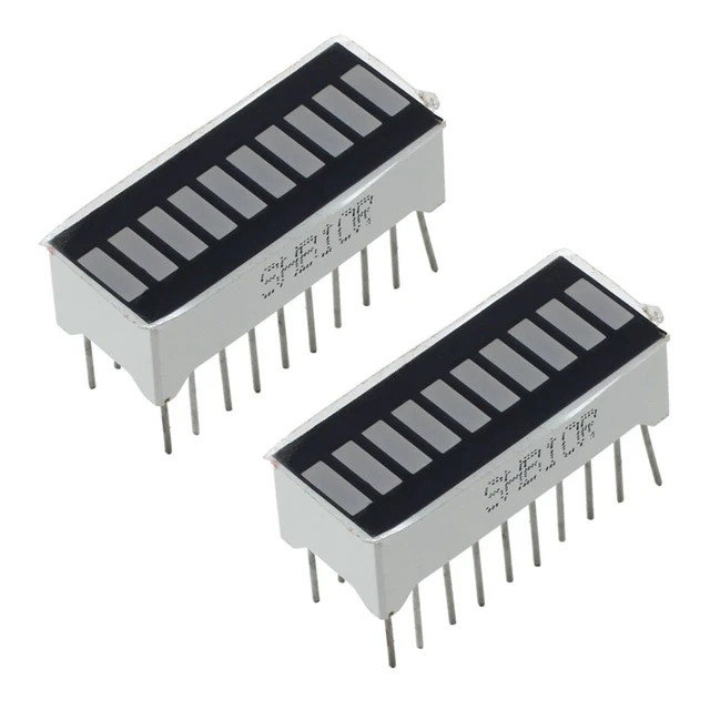 2x 10 segmenti barra LED rossa - indicatore grafico G4U2