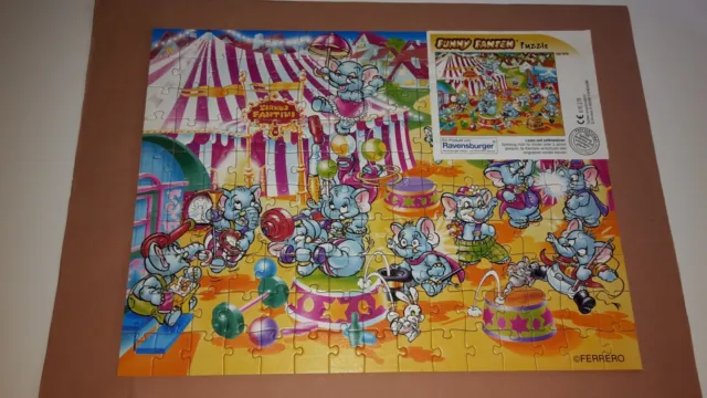 Maxi Ei / Puzzle : Funny Fanten - Zirkus (D) 1998 + Bpz - Top !
