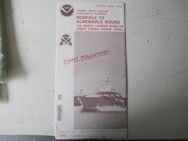 Noaa nautical chart norfolk to Albemarle sound