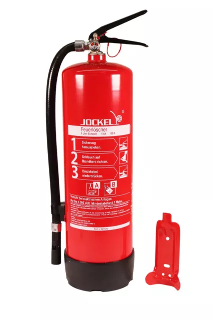 S6LJM BIO 43 6l EXTRA Schaumfeuerlöscher Jockel 12LE Dauerdrucklöscher Schaum