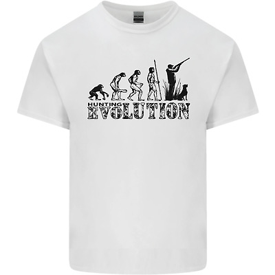 Evoluzione di un cacciatore Caccia Caccia Divertente Da Uomo Cotone T-Shirt Tee Top