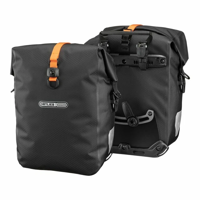 NIB ** Ortlieb Gravel Front Pack Bikepacking Panniers 2x = 25L Waterproof Bike
