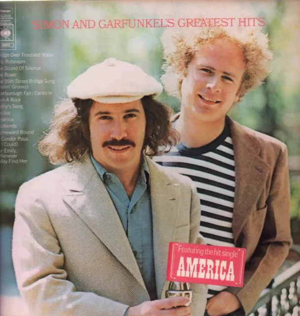 Simon and Garfunkel Greatest Hits LP vinyl UK Cbs 1972 orange label issue LP in