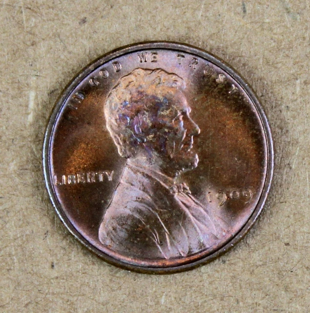 1909 VDB First Year Lincoln Wheat Cent Gem BU UNC Penny 1c MS Estate Coin Lot 2