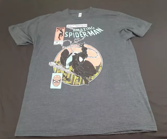 Spider Man T Shirt Mens XL  Special 25th Anniversary Issue Marvel Amazing