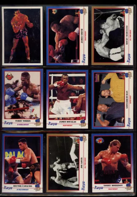 1991 Kayo Boxing Trading Cards. Complete Your Set, U-PICK, NM/M, ALB2