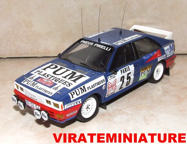 CMR 1:43 Audi Sport Quattro #3 2 Rallye Monte Carlo 1985 Röhrl, Geistdörfer WRC001 modèle