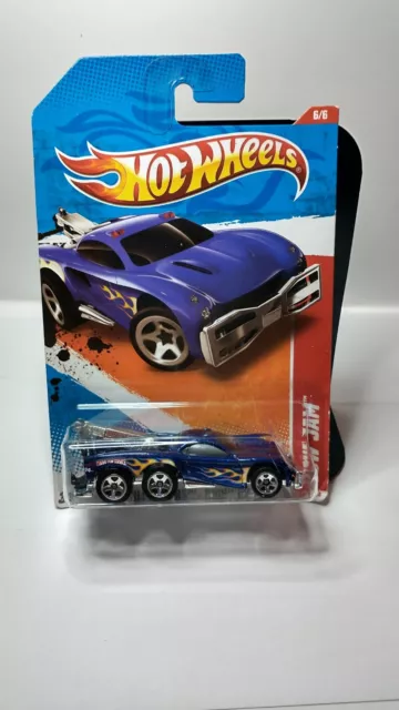 2011 Hot Wheels #192 Thrill Racers-Highway 6/6 TOW JAM Dark Blue BRAND NEW