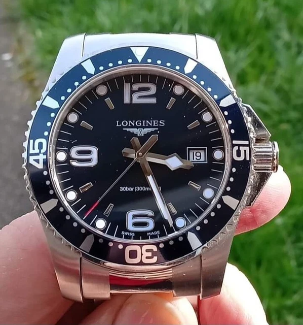 LONGINES HYDROCONQUEST L3.740.4 41mm Quartz WORKING AND BOXED. 650.00 PicClick UK