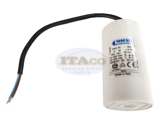 OE Italia Motore Condensatore elettrolitico filo 45UF 42.75UF ~ 47.25UF 450V