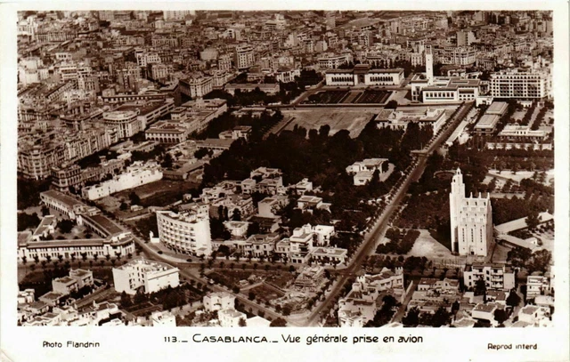 CPA AK Casablanca - General View Aircrafted MOROC (963469)
