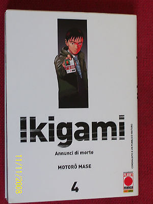 Ikigami -N°4  -Annunci Di Morte-Di Motoro Mase -Manga Panini Comics