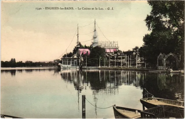 CPA Enghien les Bains Le Casino et le Lac FRANCE (1333020)
