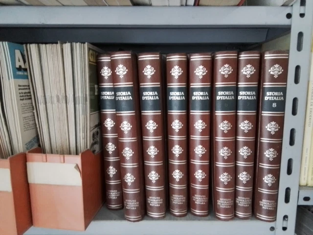STORIA D'ITALIA 8 VOLL. ISTITUTO GEOGRAFICO DE AGOSTINI, 1978-80, RC1s23