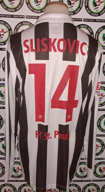 Sliskovic Fc St. Pauli 2011/2012 Shirt Maglia Calcio Football Soccer Trikot