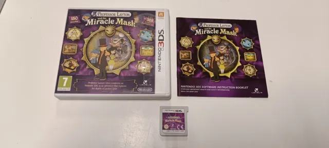 Professor Layton And The Miracle Mask Nintendo 3DS Complete