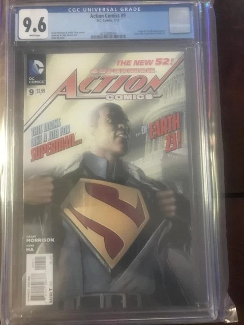 Superman Action Comics 9 CGC 9.6 Origin & 1st Full Appearance Calvin Ellis