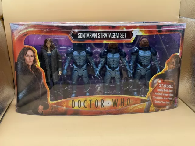 Doctor Who Dr Sontaran Stratagem Set Donna Noble Character Options Figure