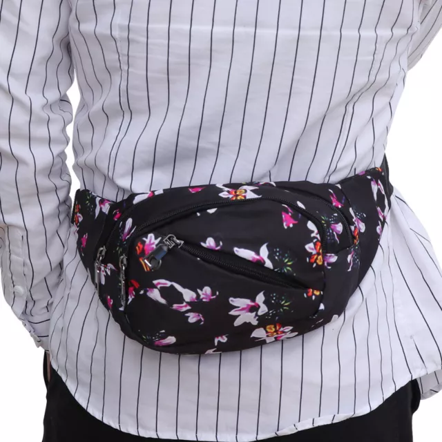 Waterproof Running Belt Pack Travel Waist Pouch Multifunction Belt Bags (Lily)
