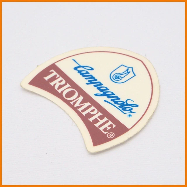 NOS CAMPAGNOLO TRIOMPHE TUBE LOGO DECAL SET OLD ROAD BIKE VINTAGE STICKER 80s
