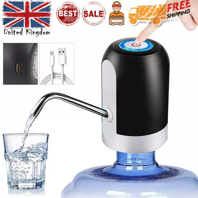 Portable USB Electric Automatic Drinking Water Bottle Pump Dispenser 5 Gallon