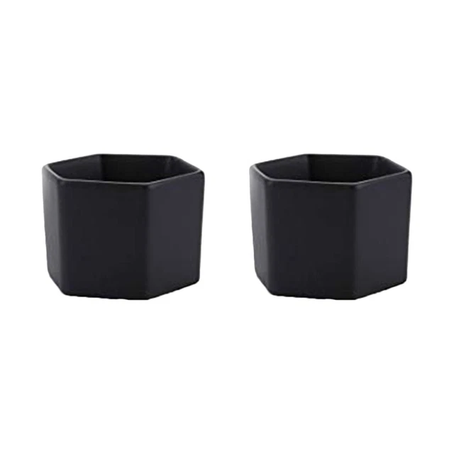 2x Faux Pflanzen Behälter Outdoor Blumentöpfe Tiny Porzellan Pflanzer