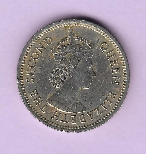 10 Cents CARAÏBES 1965, 2.58G ,KM 5 British Caribbean Territories, Réduction 50%