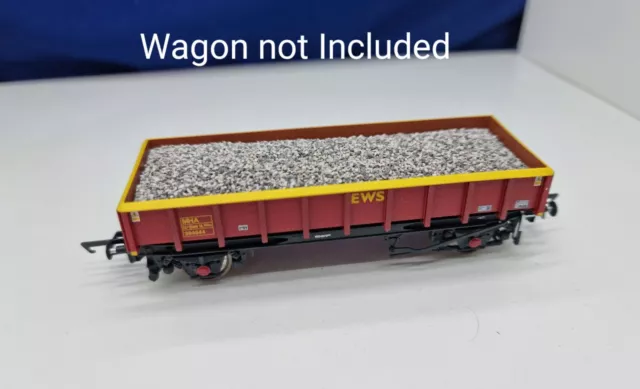 Realistische Accurascale OO Spurweite EWS MHA offene Box Wagenladung x3 2